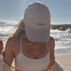 NEW Limited-Edition Summer Fridays Manifesting Baseball Hat in Brown Sugar